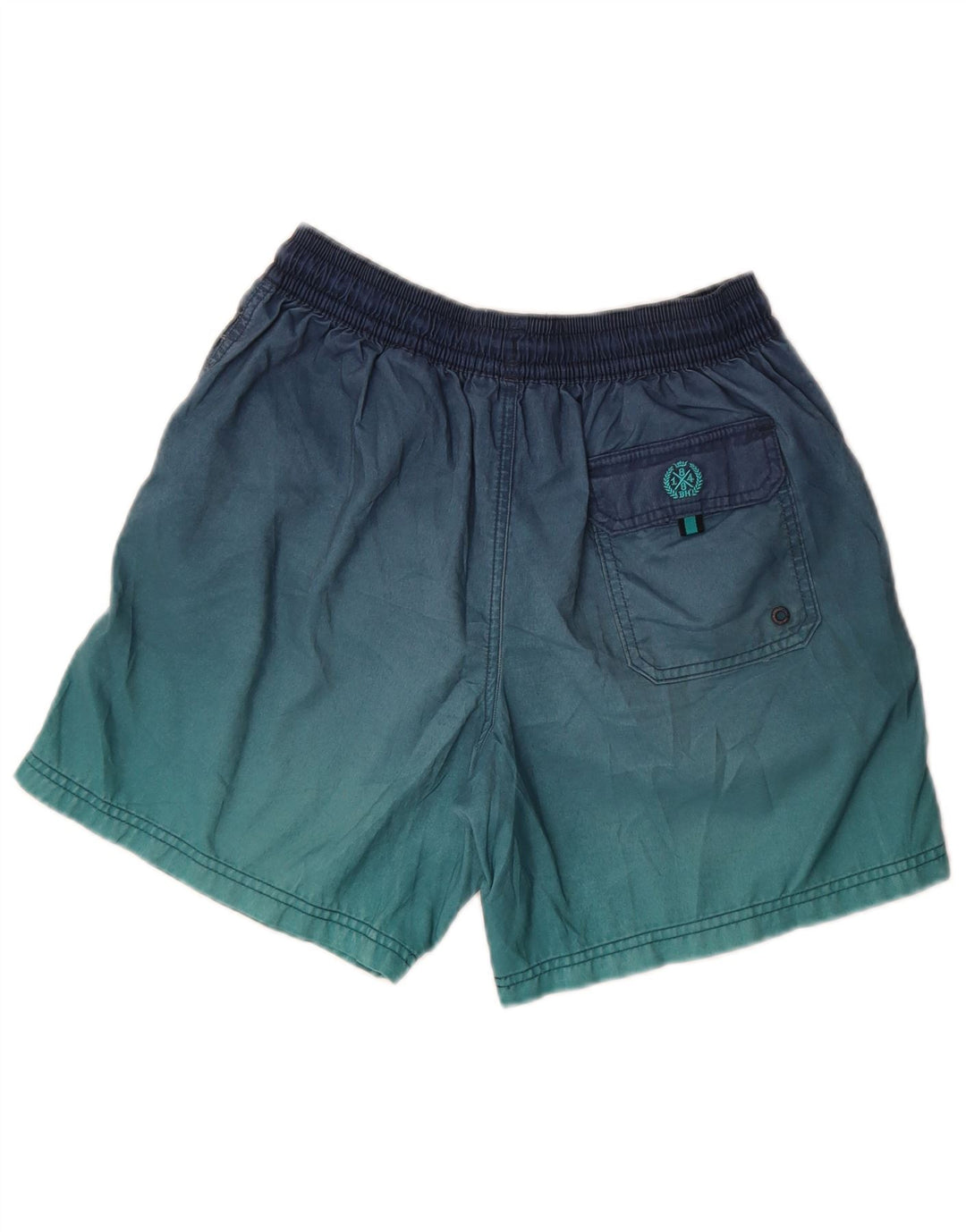 MARKS & SPENCER Mens Swimming Shorts Small Blue Tie Dye Polyester