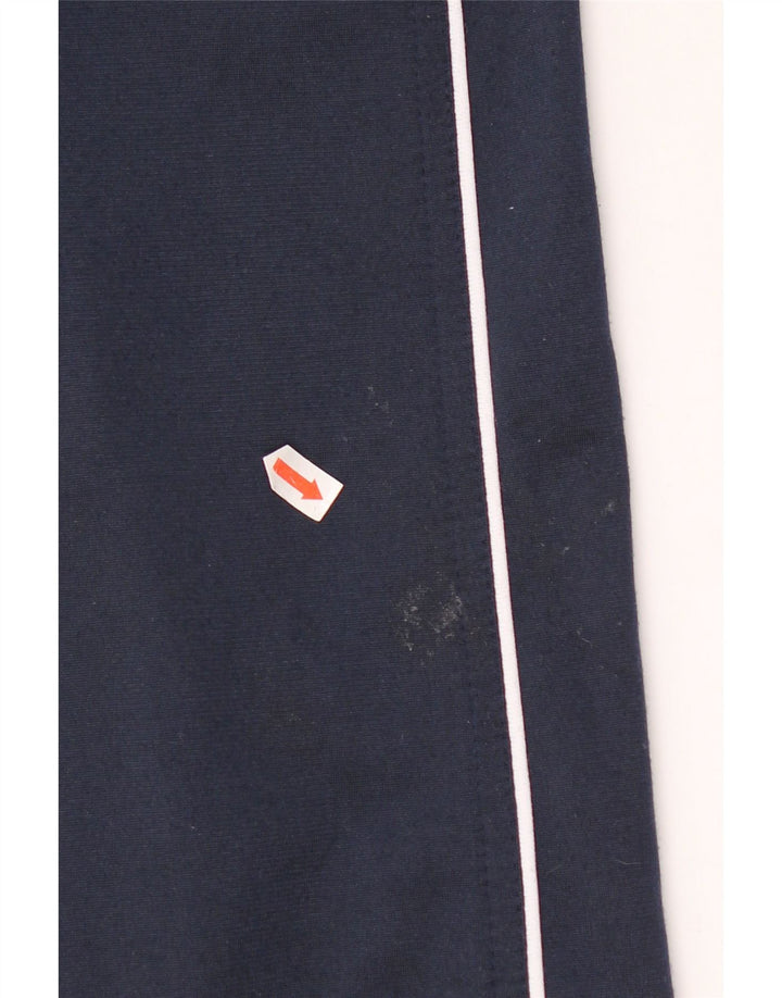 Puma Mens Graphic Tracksuit Trousers Joggers Large  Navy Blue Polyester