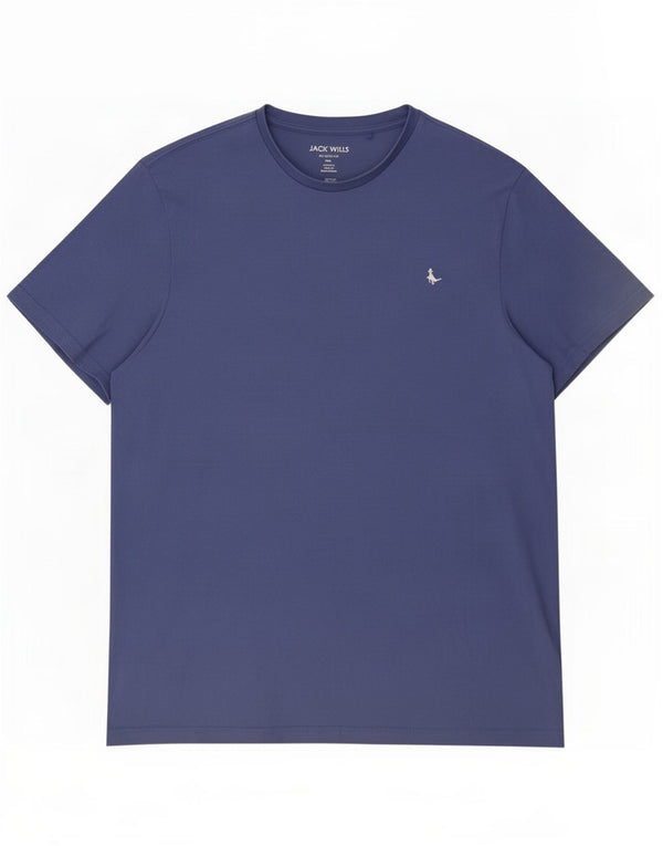 Jack Wills Mens Classic Fit T-Shirt Top 2XL Navy Blue Cotton