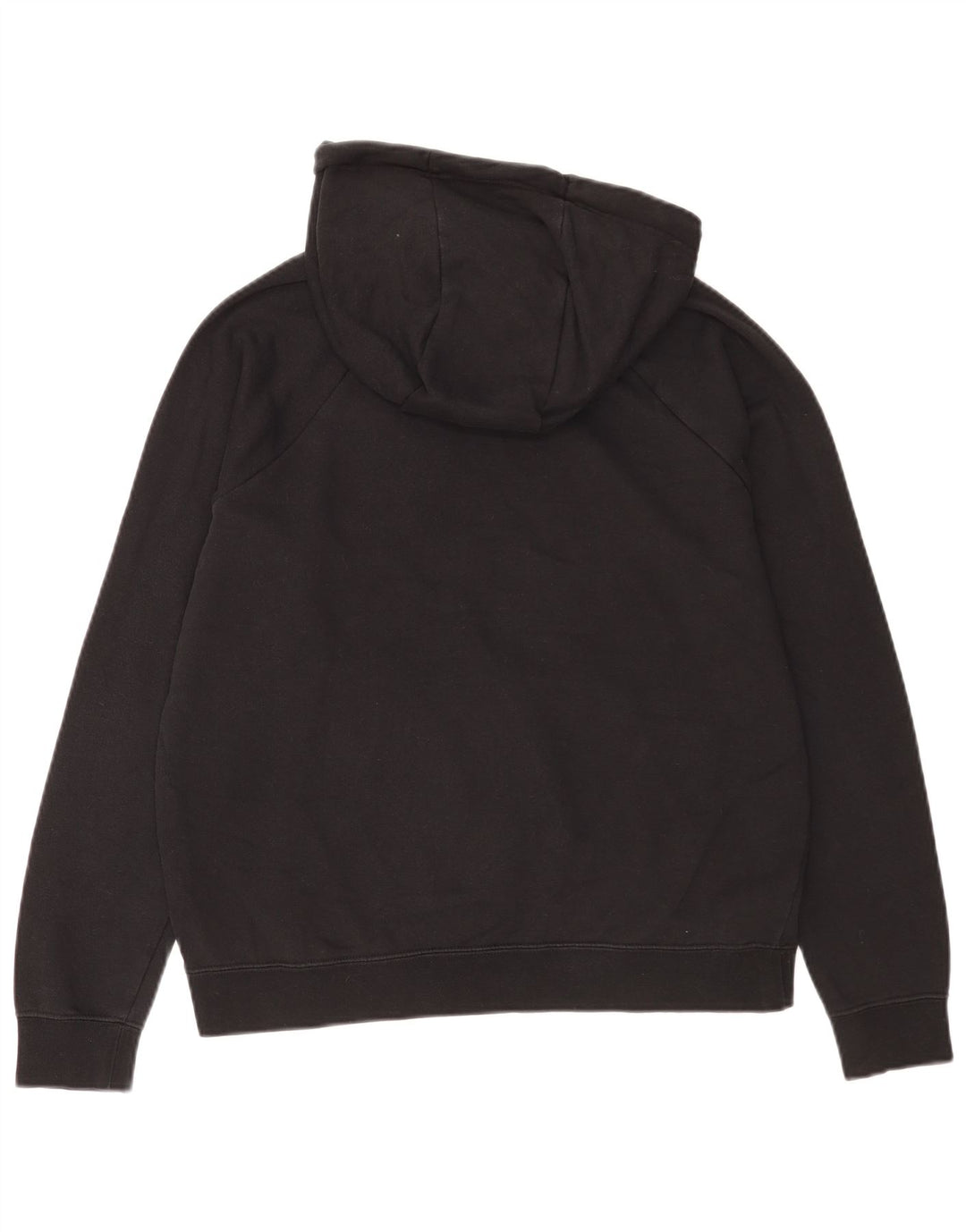 Nike Mens Hoodie Jumper Medium Black Cotton