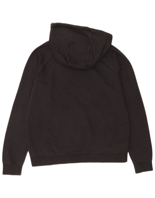 Nike Mens Hoodie Jumper Medium Black Cotton