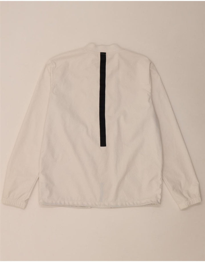 Nike Mens Tracksuit Top Jacket Medium White Colourblock Nylon