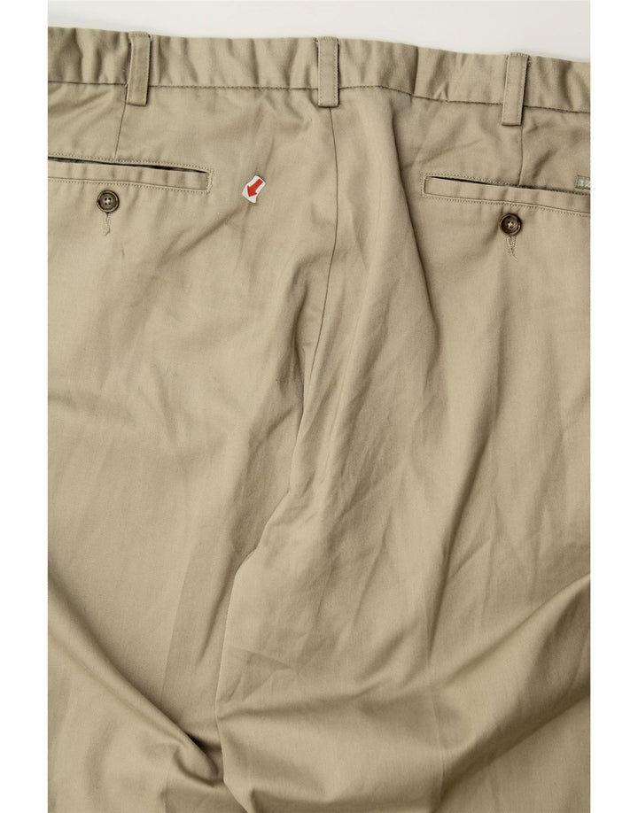 IZOD Mens Pegged Chino Trousers W42 L32 Beige Polyester Vintage Izod and Second-Hand Izod from Messina Hembry 