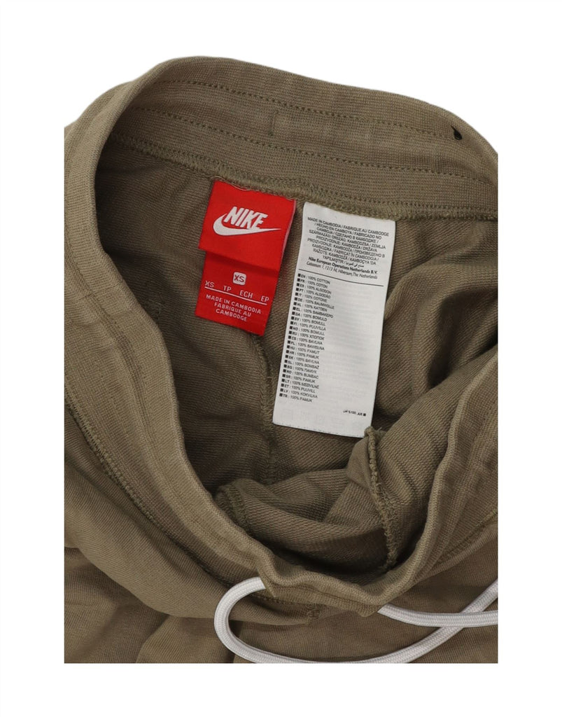 NIKE Boys Sport Shorts 7-8 Years XS  Khaki Cotton Vintage Nike and Second-Hand Nike from Messina Hembry 