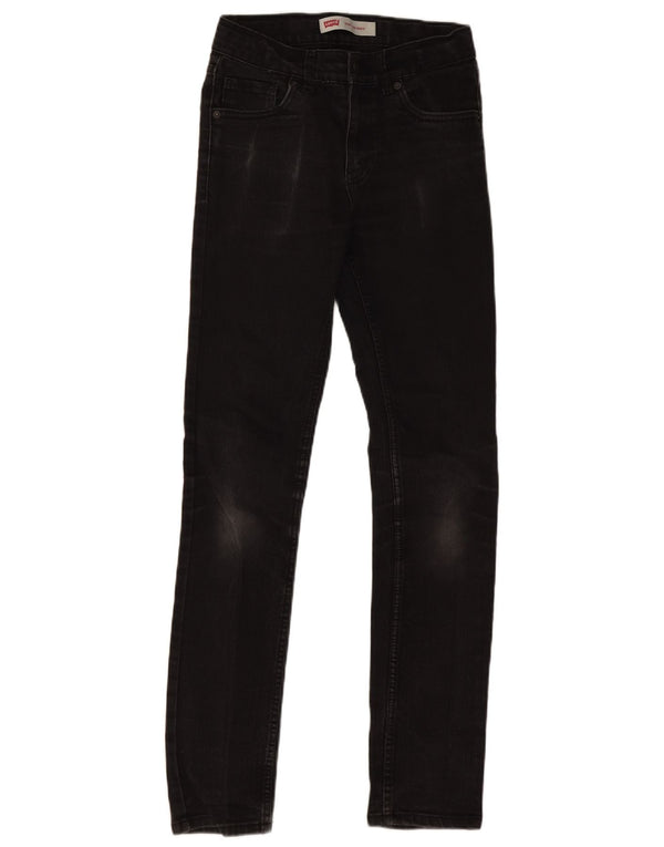 Levi's Boys 510 Skinny Jeans 15-16 Years W26 L31 Black Cotton