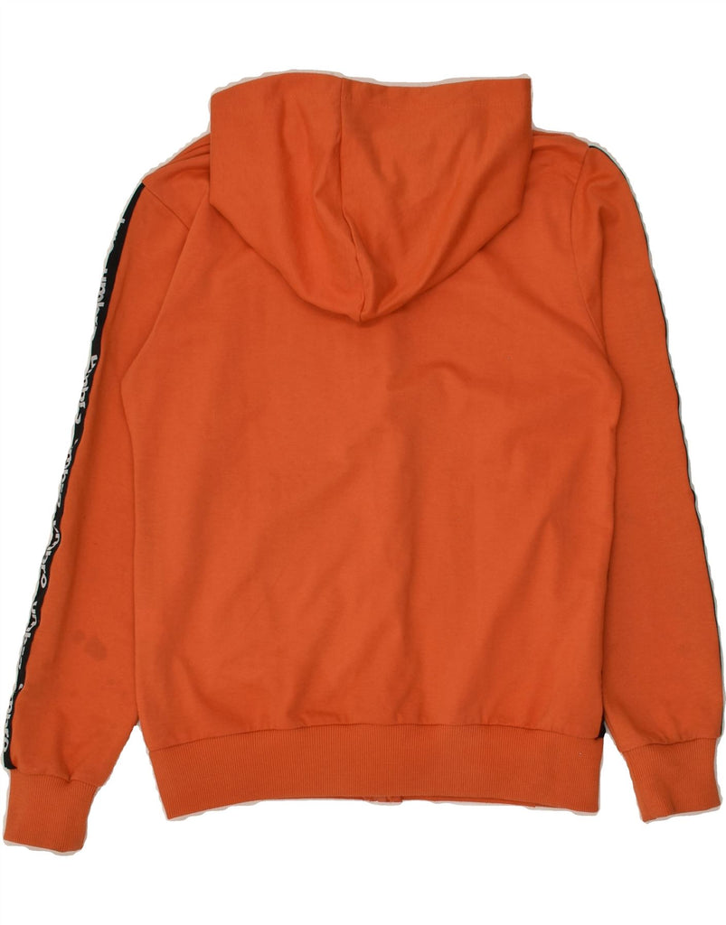 UMBRO Boys Graphic Zip Hoodie Sweater 13-14 Years Medium Orange Cotton | Vintage Umbro | Thrift | Second-Hand Umbro | Used Clothing | Messina Hembry 