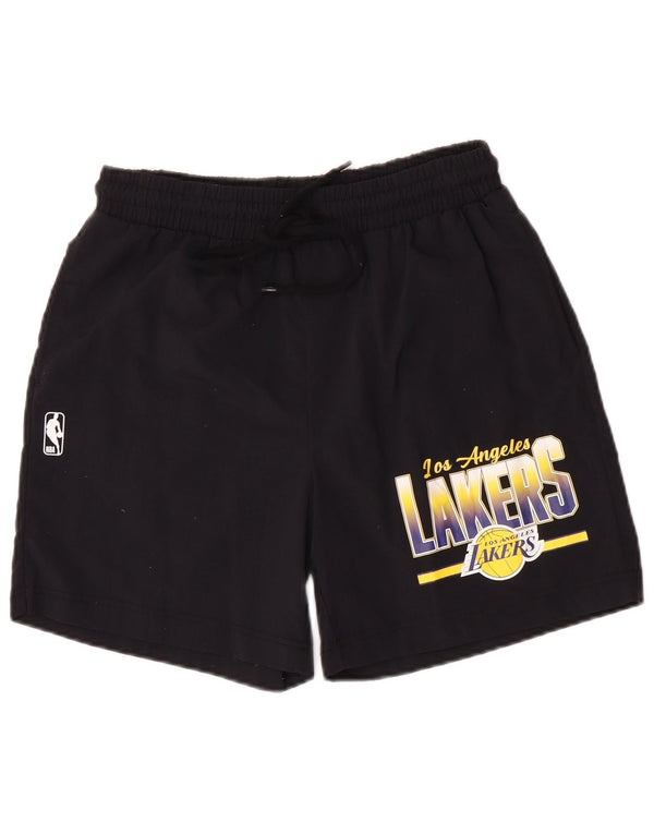 NBA Mens Los Angeles Lakers Graphic Sport Shorts Medium Black Nylon