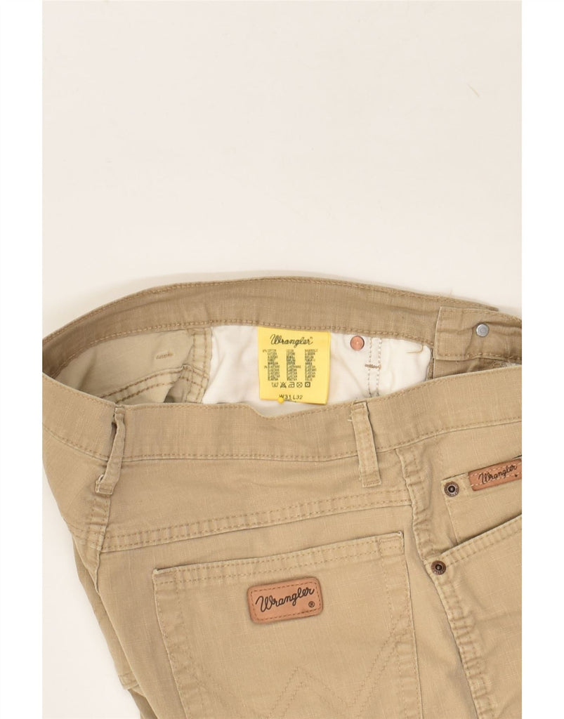 WRANGLER Mens Straight Jeans W31 L32  Beige Cotton | Vintage Wrangler | Thrift | Second-Hand Wrangler | Used Clothing | Messina Hembry 