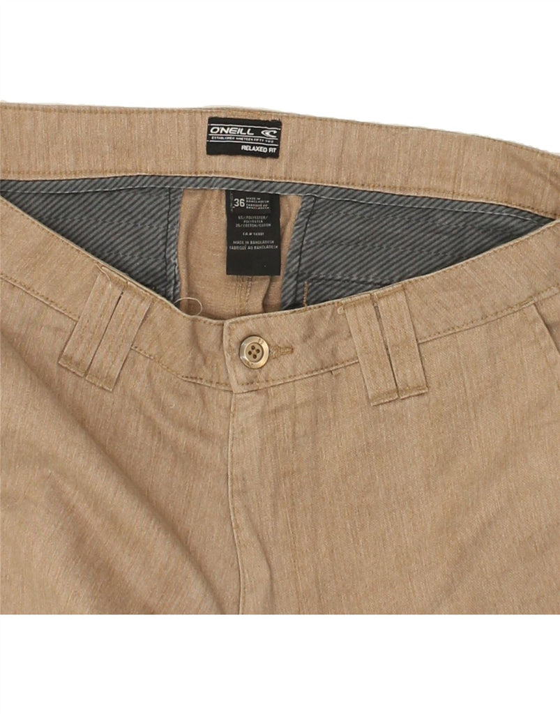 O'NEILL Mens Relaxed Fit Chino Shorts W36 Large  Beige Polyester | Vintage O'Neill | Thrift | Second-Hand O'Neill | Used Clothing | Messina Hembry 