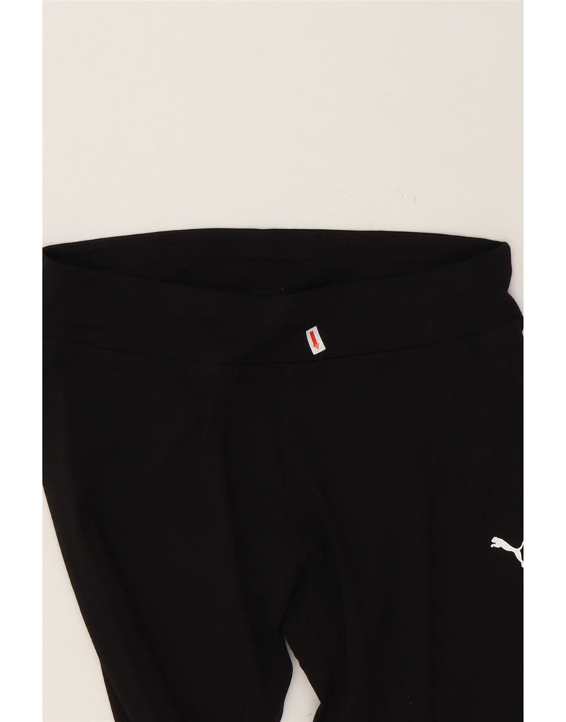 PUMA Womens Leggings UK 14 Medium  Black Cotton Vintage Puma and Second-Hand Puma from Messina Hembry 