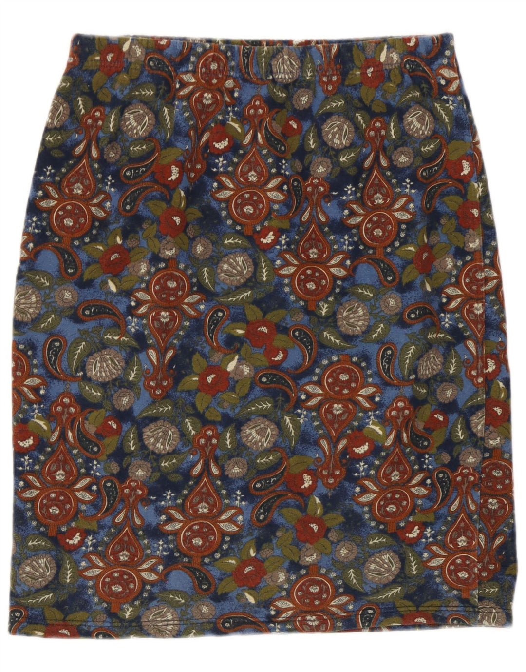 Vintage Womens Pencil Skirt W30 Medium  Multicoloured Paisley