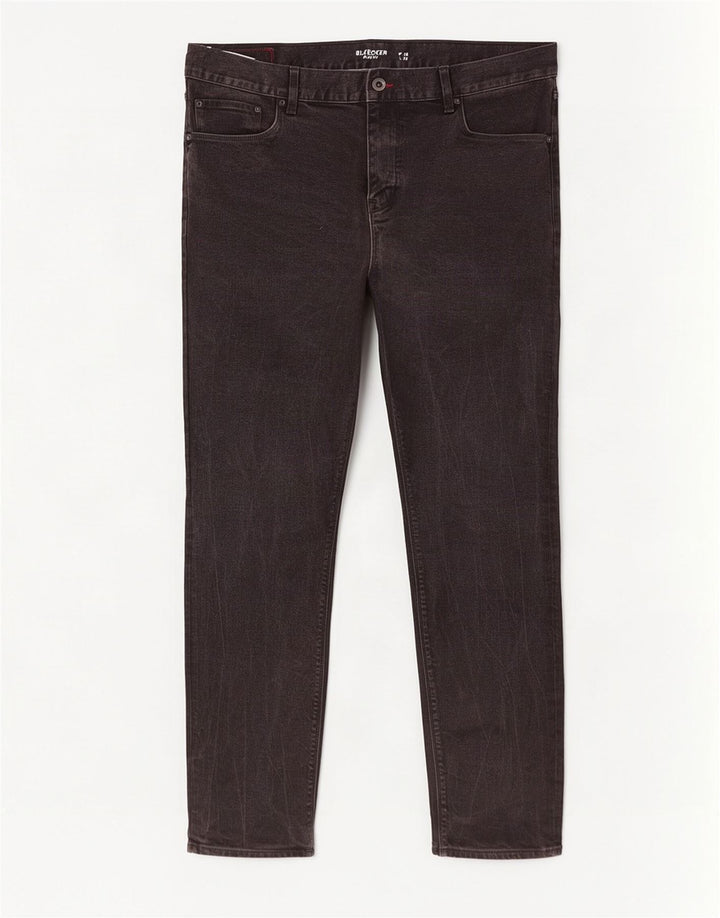 Tommy Hilfiger Mens Bleecker Slim Jeans W40 L32 Black Cotton