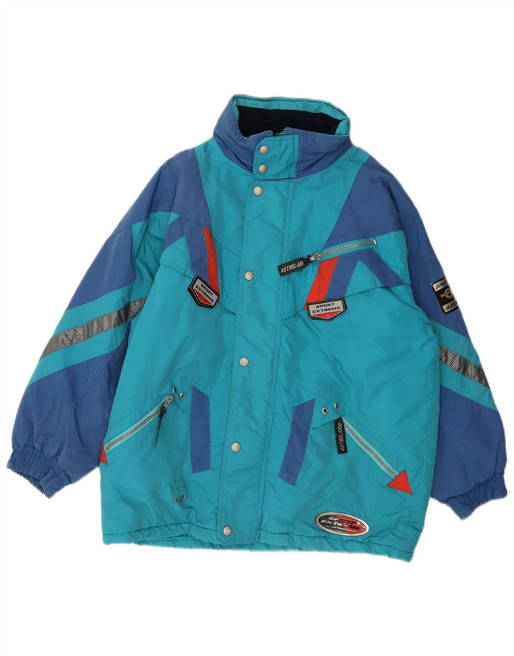 Astrolabio Mens Ski Jacket UK 40 Large Blue Colourblock