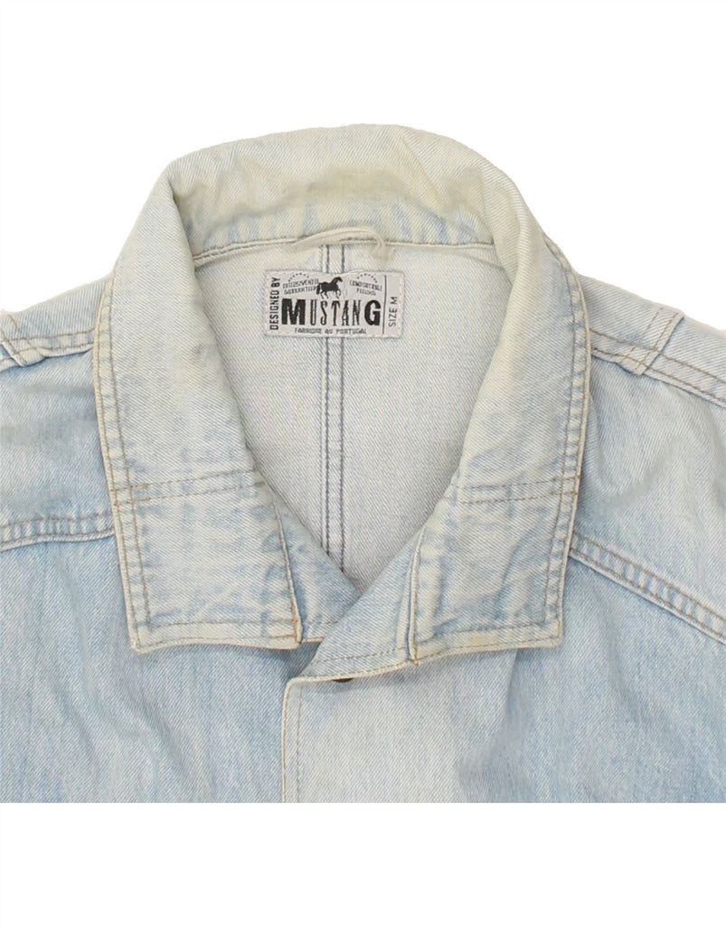 MUSTANG Mens Denim Jacket UK 38 Medium Blue Cotton Vintage Mustang and Second-Hand Mustang from Messina Hembry 