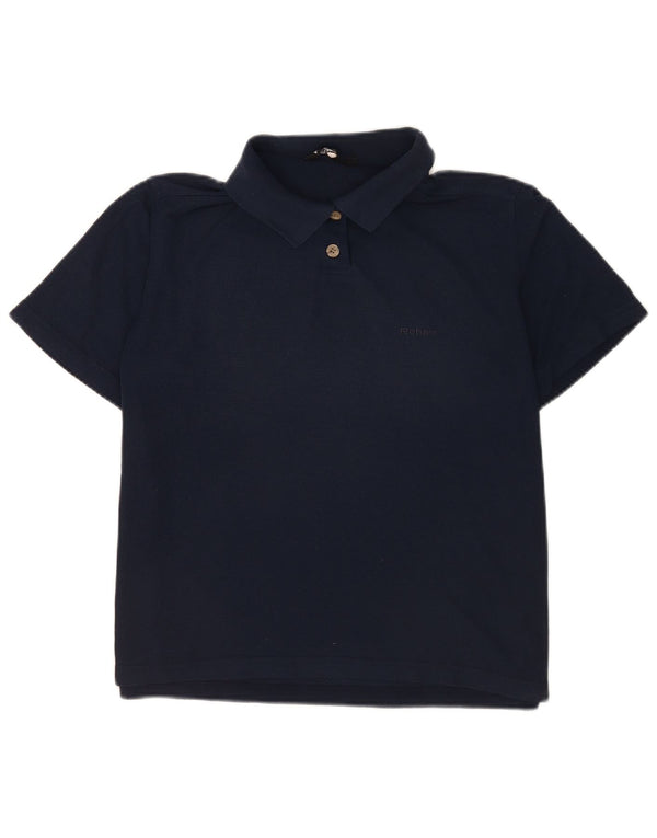Rohan Womens Polo Shirt UK 12 Medium Navy Blue