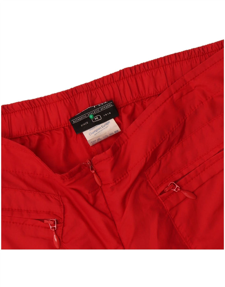 Champion Womens Joggers Capri Trousers Medium W28 L19 Red Polyamide