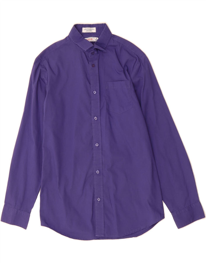 IZOD Boys Shirt 15-16 Years Purple Cotton Vintage Izod and Second-Hand Izod from Messina Hembry 
