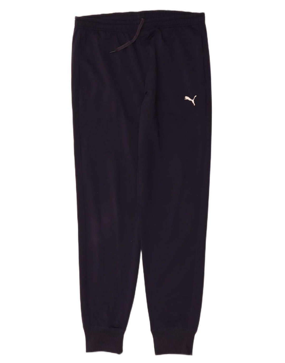 Puma Mens Tracksuit Trousers Joggers Large  Navy Blue Polyester