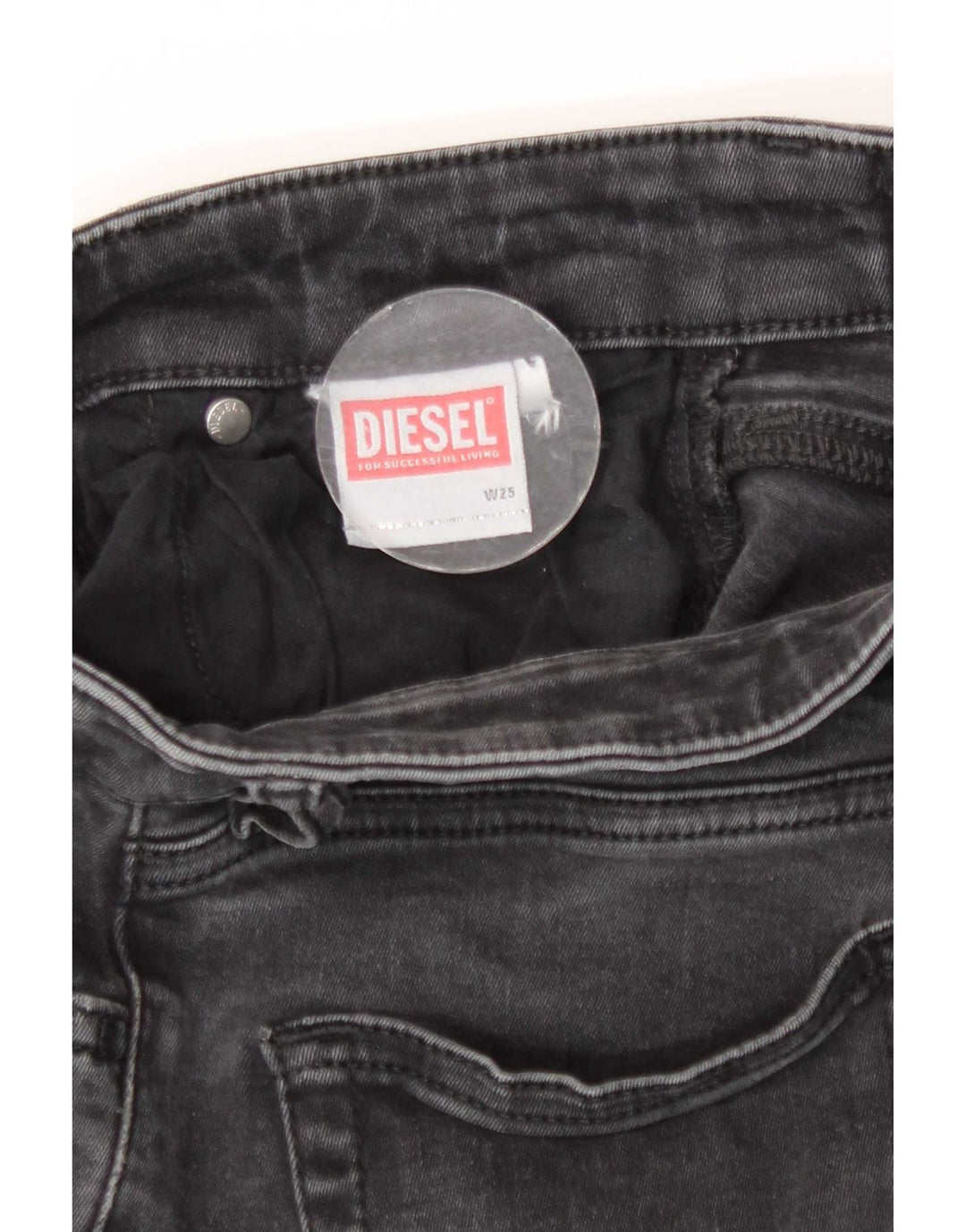 Diesel Womens Skinny Jeans W25 L30 Grey