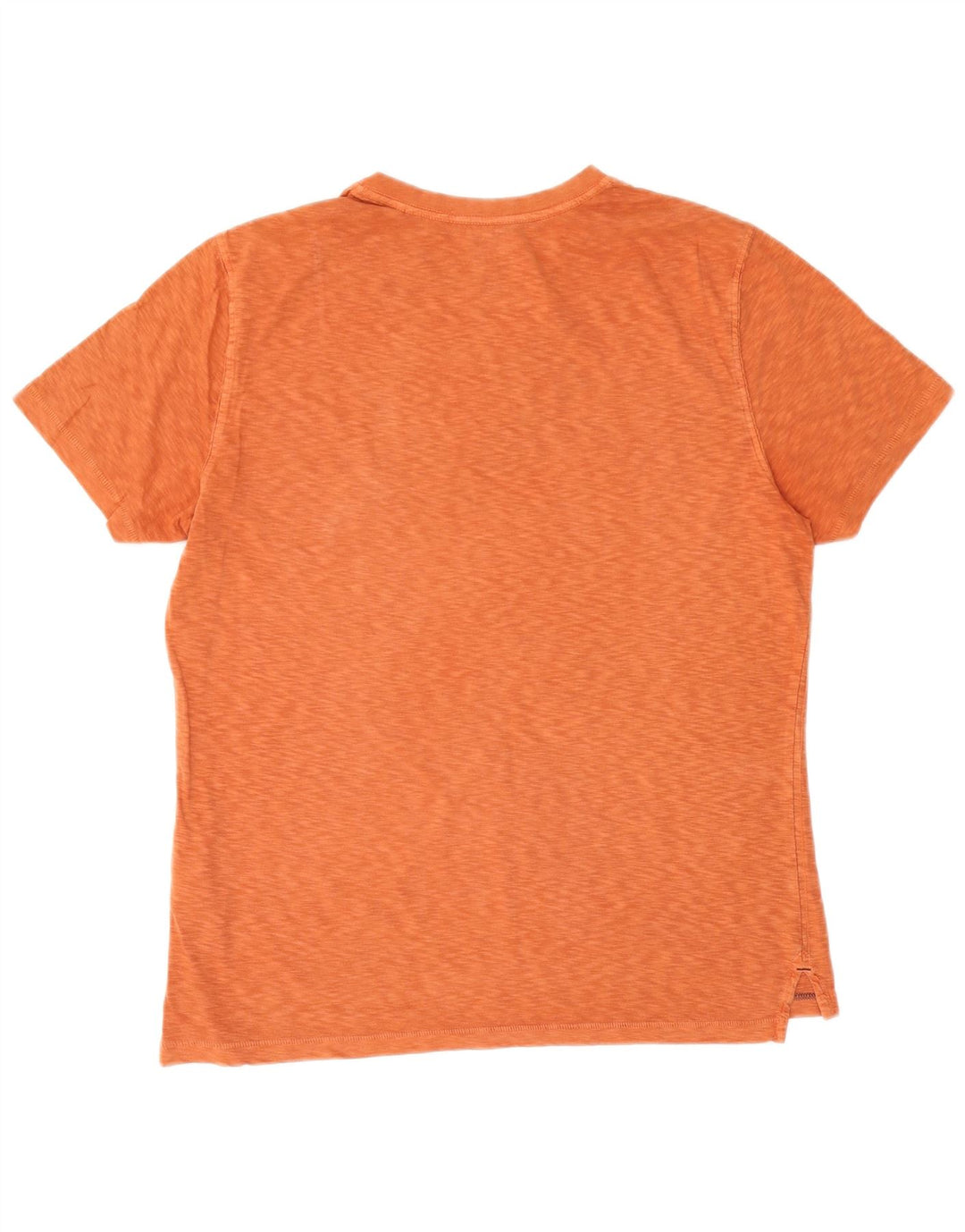 WHITE STUFF Mens T-Shirt Top Medium Orange Flecked Cotton