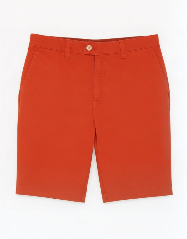 Ted Baker Mens Chino Shorts W32 Medium Orange Cotton