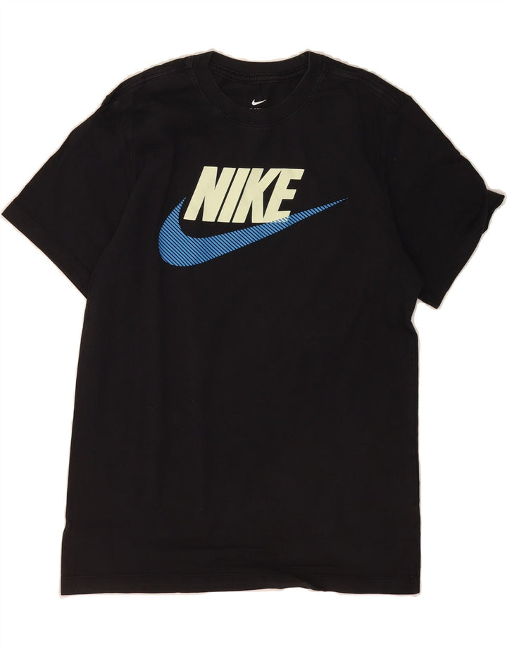 NIKE Mens Graphic T-Shirt Top Small Black Cotton Vintage Nike and Second-Hand Nike from Messina Hembry 