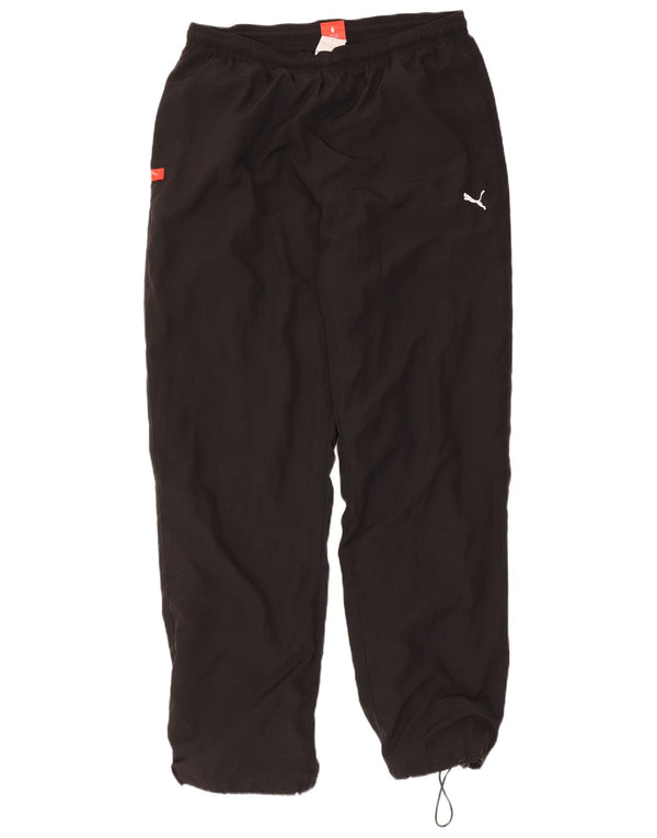Puma Mens Tracksuit Trousers Joggers Large Black Polyester