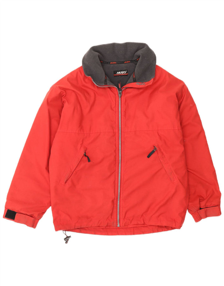 MUSTANG Boys Windbreaker Jacket 13-14 Years Red Polyester