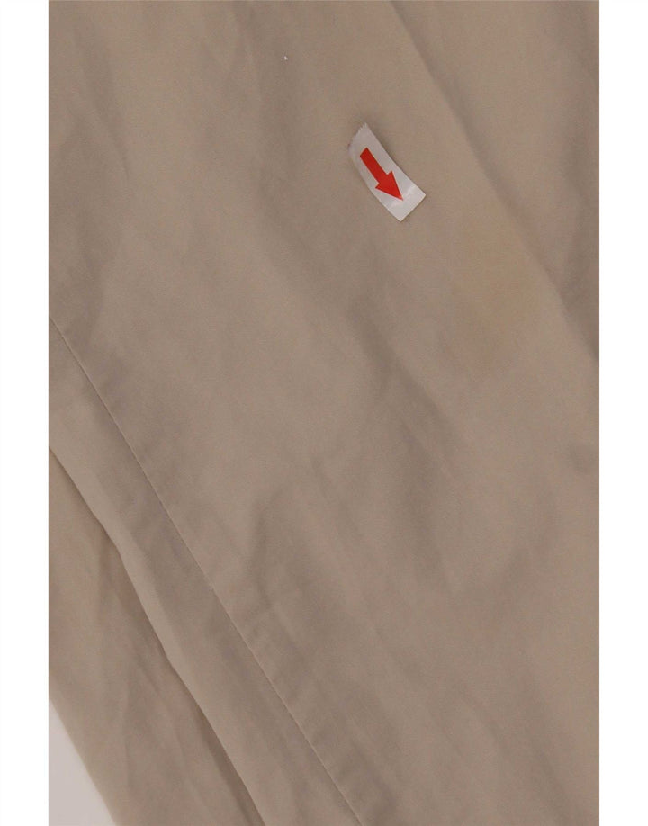 Marks & Spencer Womens Blue Harbour Straight Chino Trousers W36 L33 Beige