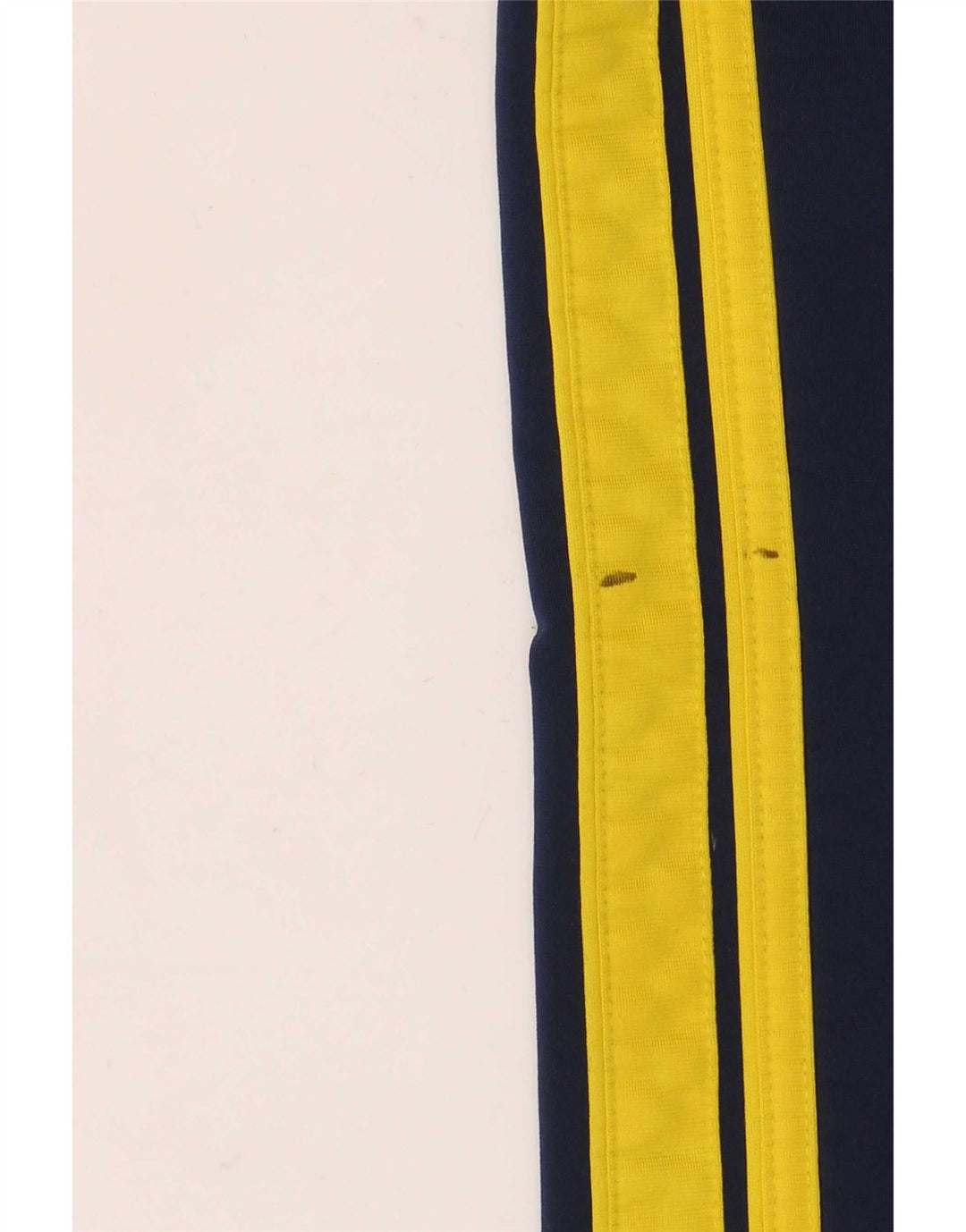 Asics Mens Tracksuit Trousers Small  Navy Blue Colourblock Polyester