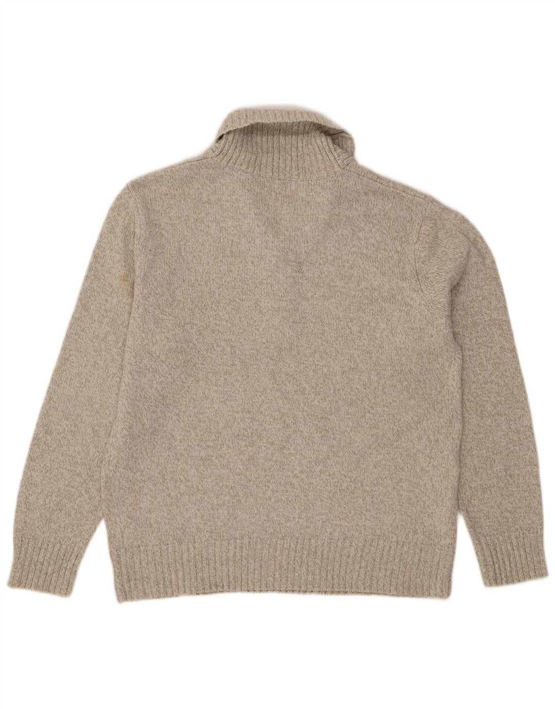 Marks & Spencer Mens Shawl Neck Jumper Sweater Large Grey Acrylic