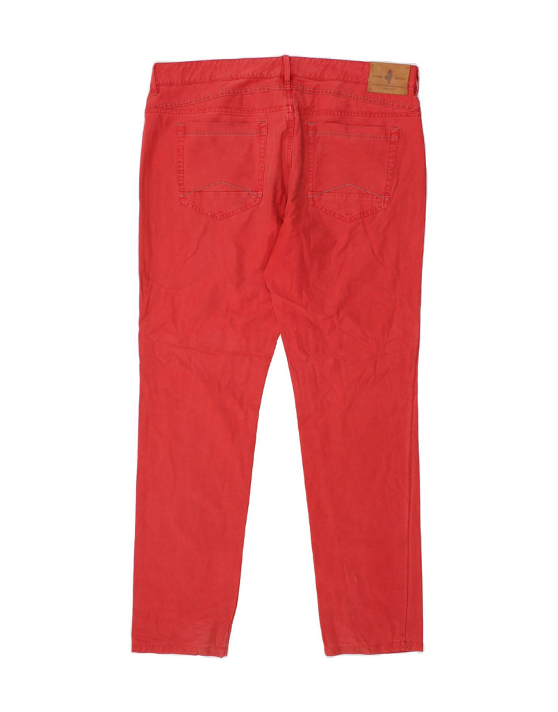 MARLBORO CLASSICS Mens Slim Casual Trousers W40 L34 Red | Vintage Marlboro Classics | Thrift | Second-Hand Marlboro Classics | Used Clothing | Messina Hembry 