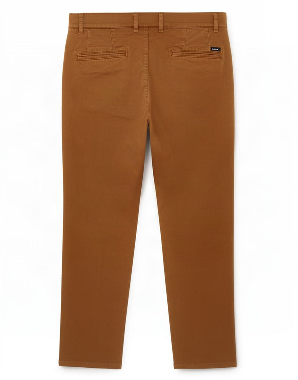 Barbour Mens Regular Fit Chino Trousers IT 46 Small W36 L28 Brown Cotton