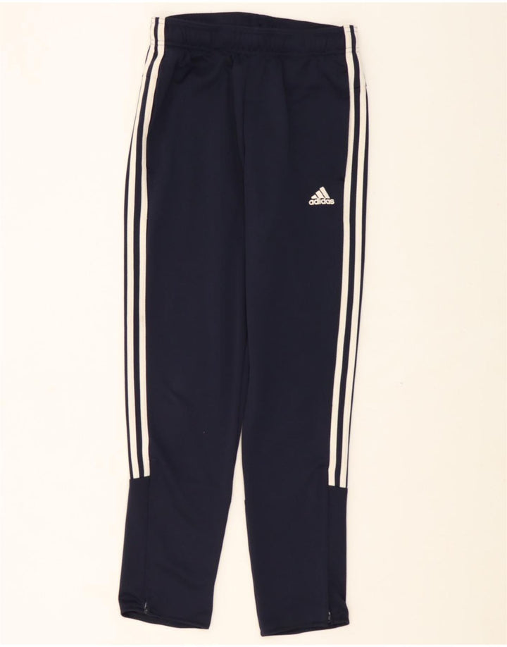 ADIDAS Mens Tracksuit Trousers Small  Navy Blue Polyester Vintage Adidas and Second-Hand Adidas from Messina Hembry 