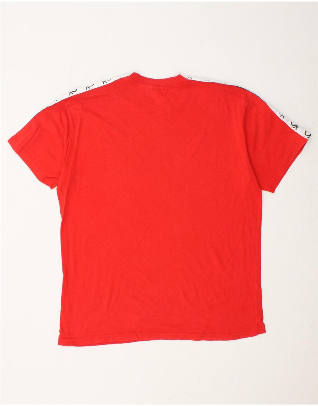 BENETTON Mens Graphic T-Shirt Top Medium Red