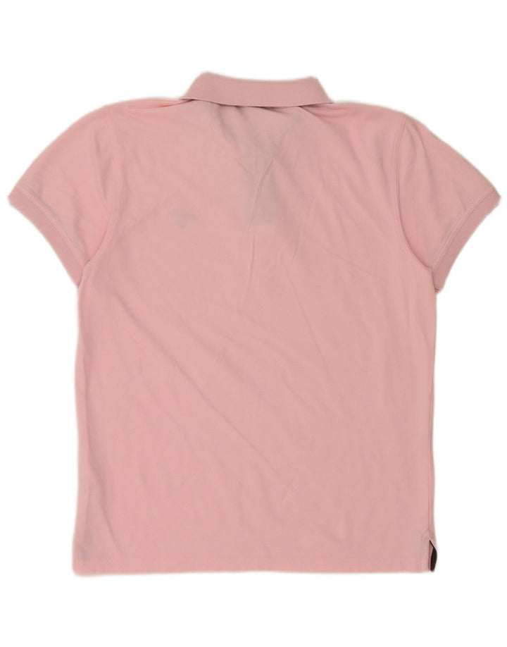 GANT Mens Polo Shirt Medium Pink Cotton