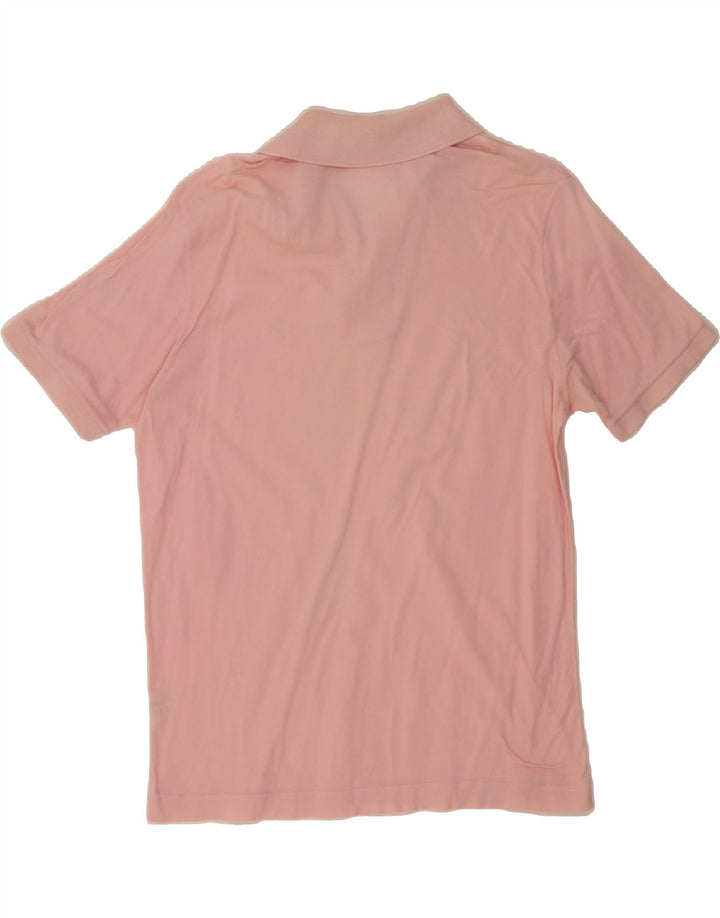 SERGIO TACCHINI Mens Milano Polo Shirt Medium Pink Cotton Vintage Sergio Tacchini and Second-Hand Sergio Tacchini from Messina Hembry 