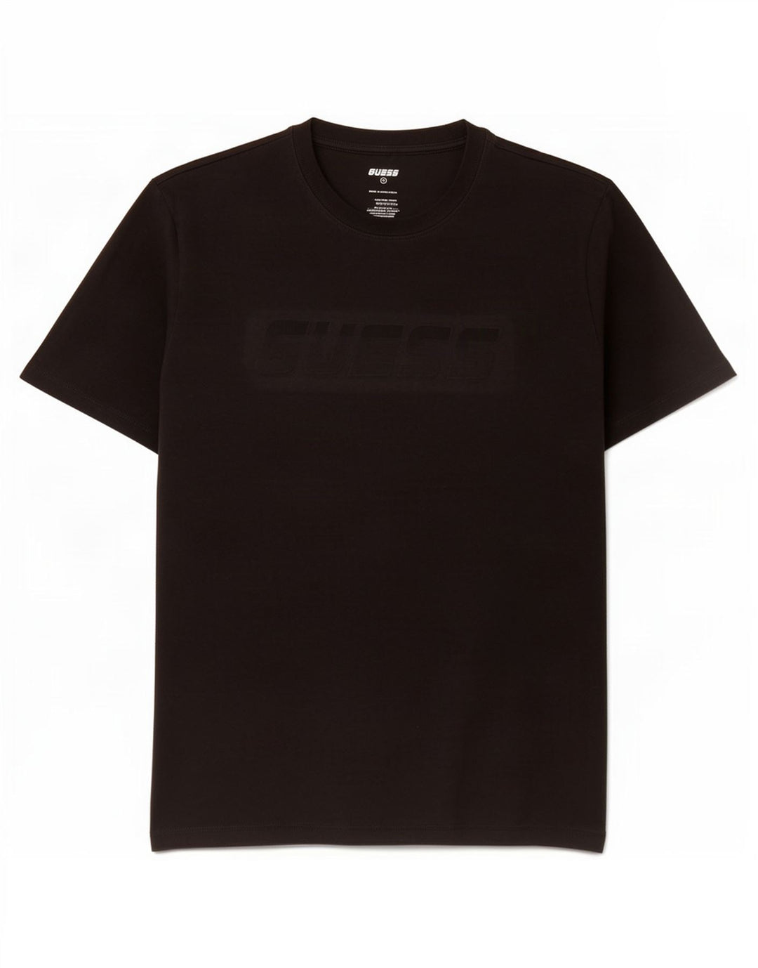 Guess Mens Graphic T-Shirt Top Medium Black Cotton