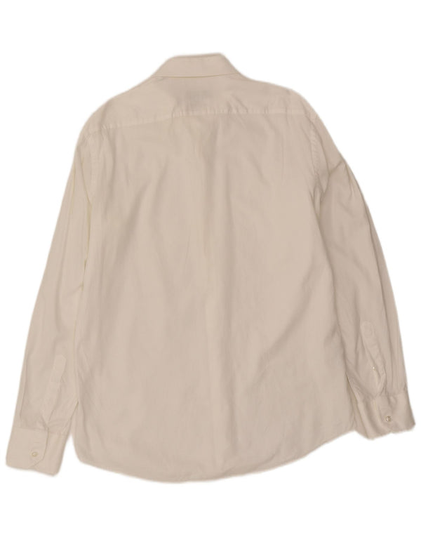 Hugo Boss Mens Regular Fit Shirt Size 41 Large White Cotton