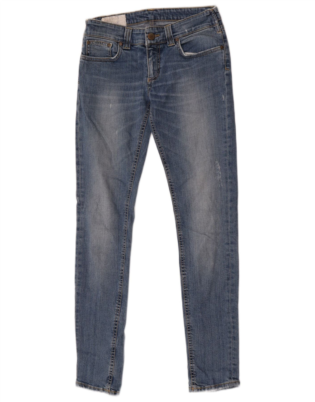 Dondup Womens Skinny Jeans W28 L31 Blue Cotton