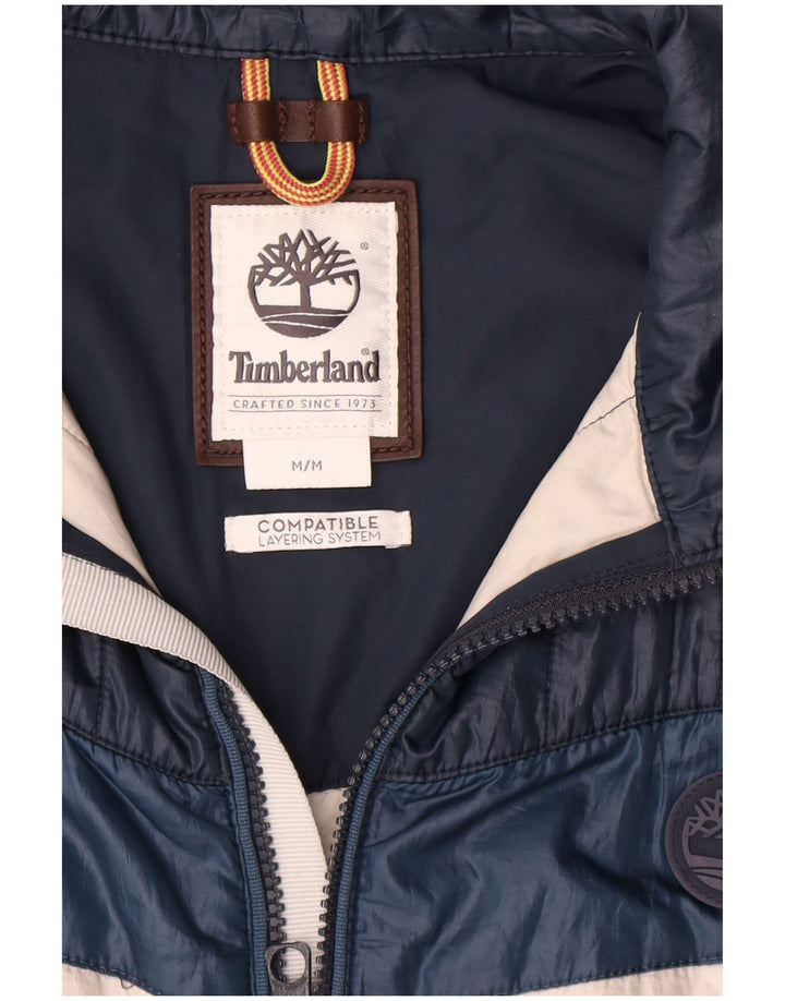 Timberland Mens Padded Gilet UK 38 Medium White Colourblock Polyester