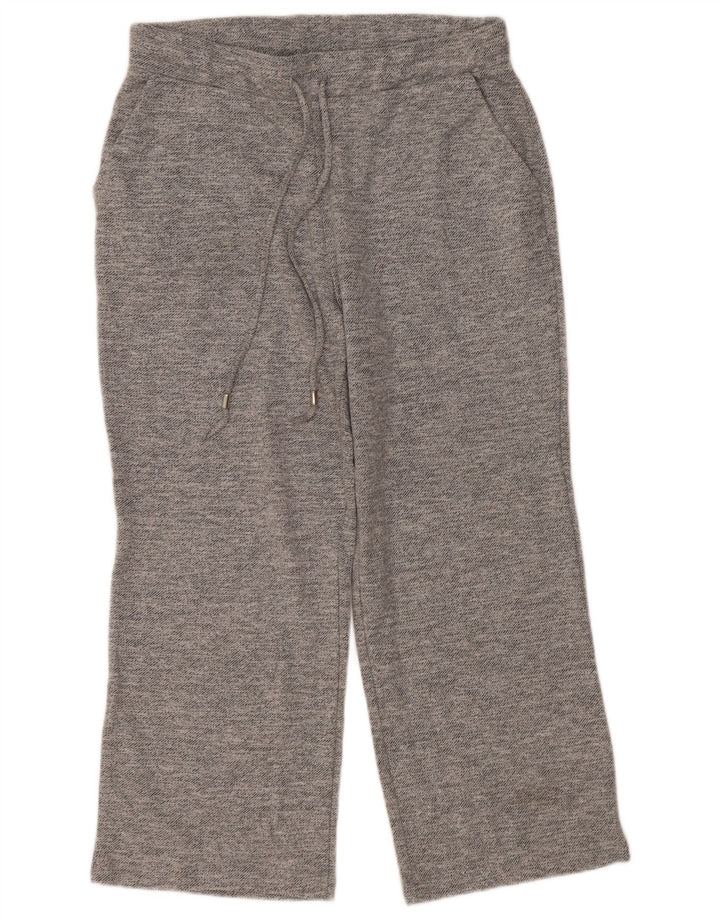 Marks & Spencer Womens Tracksuit Trousers UK 16 Large Grey Flecked