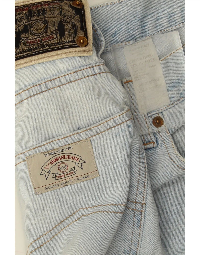 ARMANI Mens Straight Jeans W32 L32 Blue Cotton Vintage Armani and Second-Hand Armani from Messina Hembry 