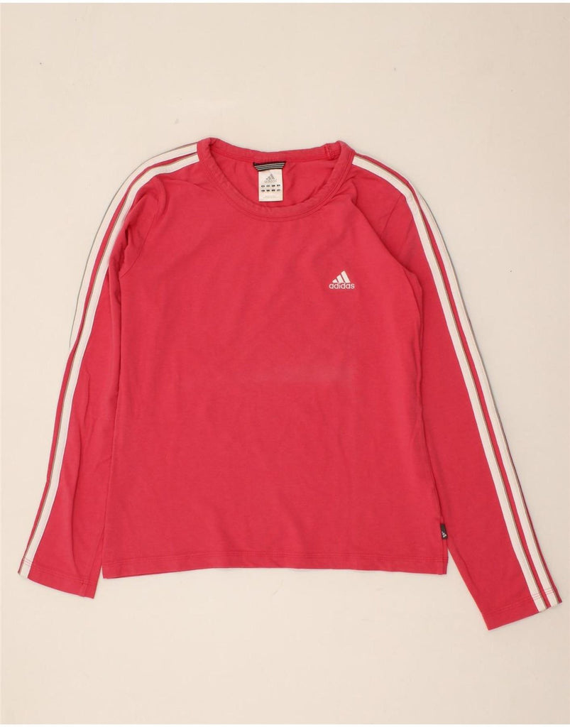 ADIDAS Womens Top Long Sleeve UK 16 Large  Pink Cotton Vintage Adidas and Second-Hand Adidas from Messina Hembry 