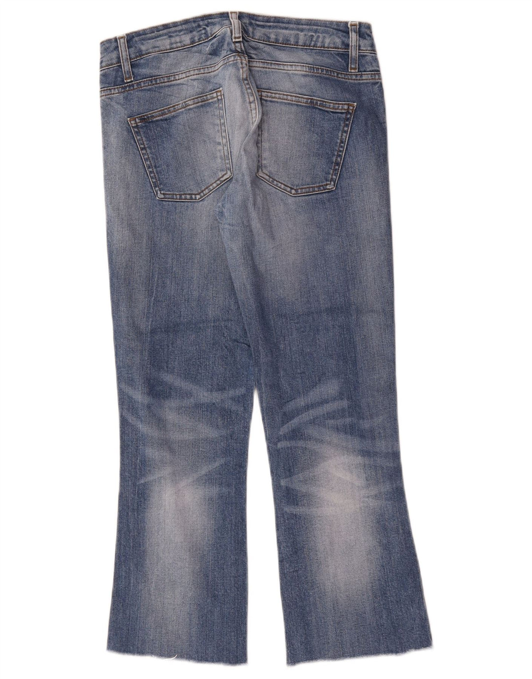 Zara Womens Cropped Jeans EU 36 XS W26 L24 Blue