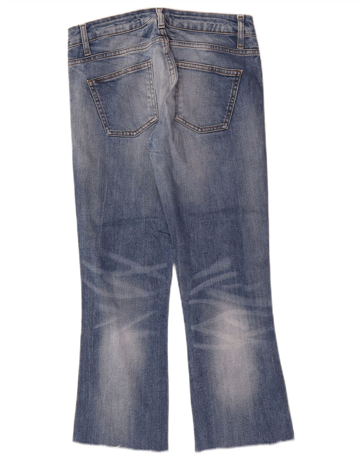 Zara Womens Cropped Jeans EU 36 XS W26 L24 Blue