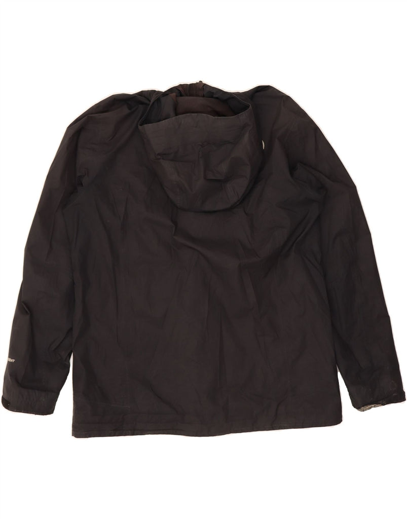 THE NORTH FACE Mens Hooded Rain Jacket UK 42 XL Black Polyester Vintage The North Face and Second-Hand The North Face from Messina Hembry 