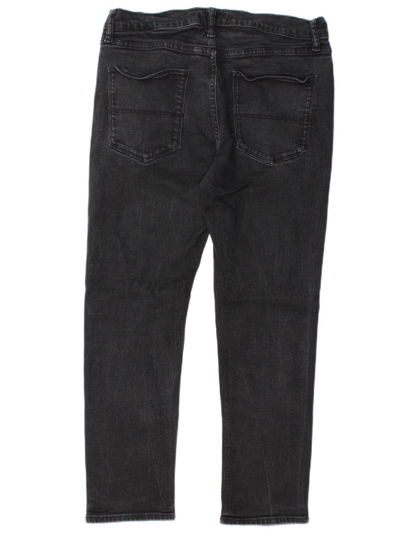 Marks & Spencer Mens Slim Jeans W32 L26 Black Cotton