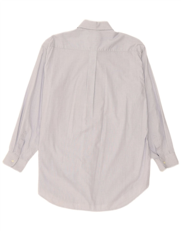 Sisley Mens Shirt Medium Blue Gingham