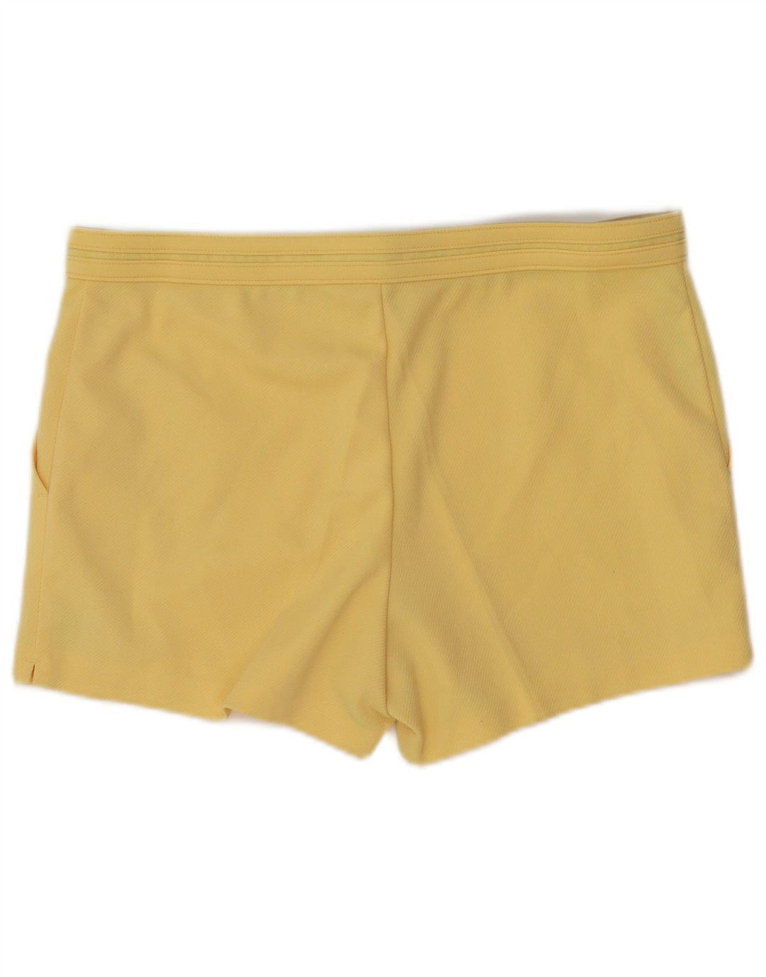 Sergio Tacchini Mens Chino Shorts IT 50 Large W34 Yellow Polyester